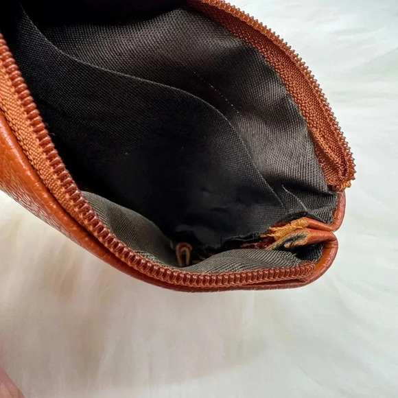 Carmella Brown Wristlet Wallet with Mom Keychain tassel - Picture 7 of 8